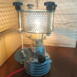steampunk metal mechanical desk lamp industrial style