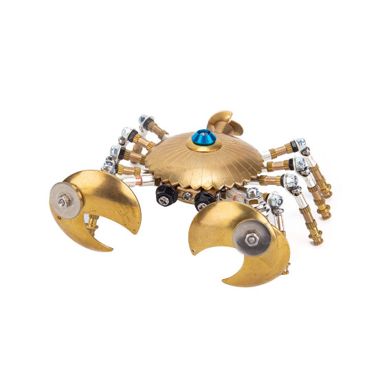 steampunk mini fiddler crab metal model building kits for kids