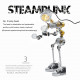 steampunk no.3 convex mirror led desk lamp robot head