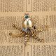 steampunk tiny octopus in goggles 3d metal model kits for kids