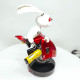 steampunk rabbit motorcyclist metal art model