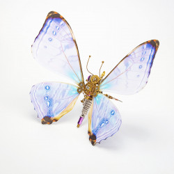 steampunk stunning morpho sulkowskyi butterfly 3d diy metal puzzle
