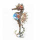 steampunk style pregnant seahorse holding planet  metal model kits -keep the planet healthy