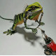 steampunk weeding lizard animals 3d metal sculpture  assembled model