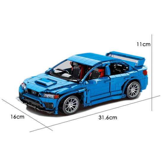 remote controlled subaru wrx sti 1824pcs