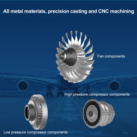 teching 1/10 dual-spool turbofan engine model kits that runs mechanical 1000+pcs