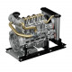 teching 300+pcs build an ohv inline four-cylinder diesel engine model that runs