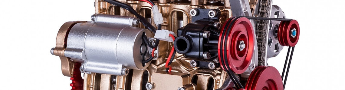 About The Origin Of the TECHING 4-Cylinder DOHC Model Engine About The Origin Of the TECHING 4-Cylinder DOHC Model Engine