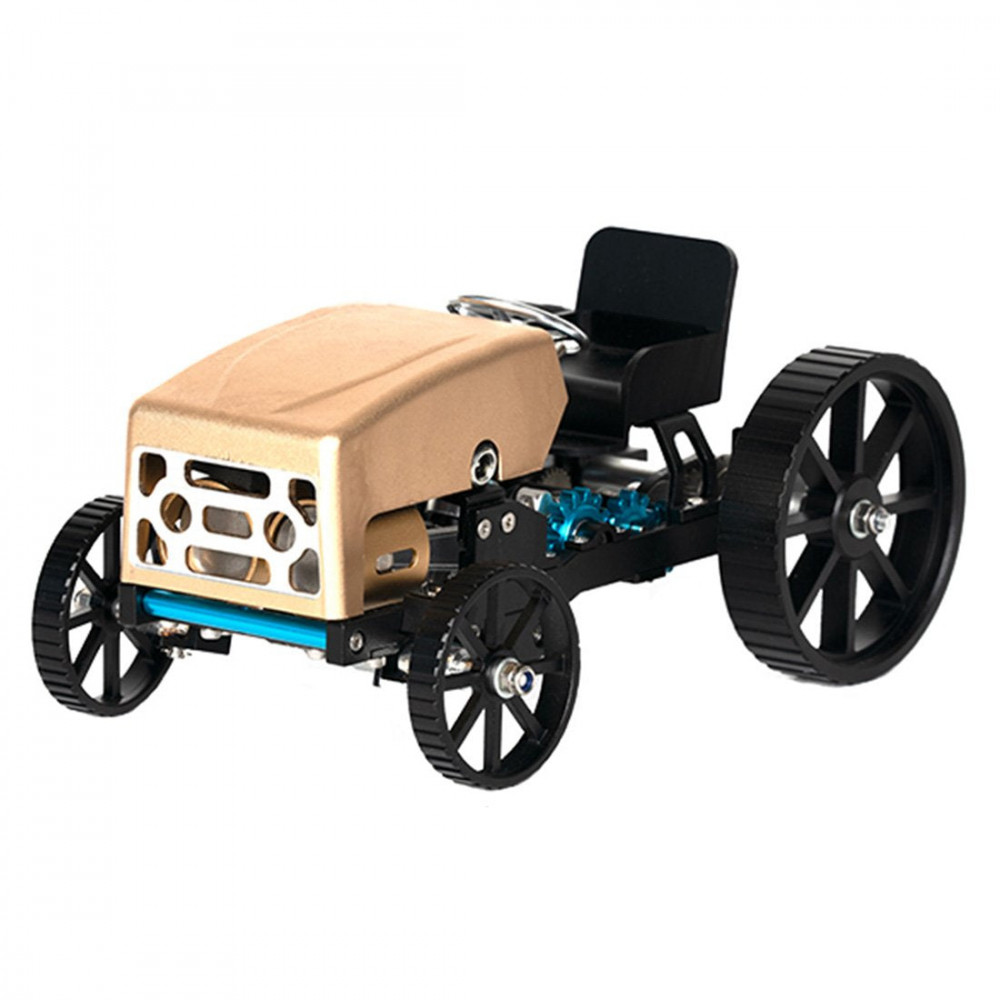 Electrical Model Kit teching metal single seat retro classic car model assembly electric ...