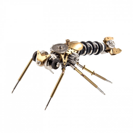 tiny steampunk insects 3d metal bugs mosquito earwigs bee model kits gadgets