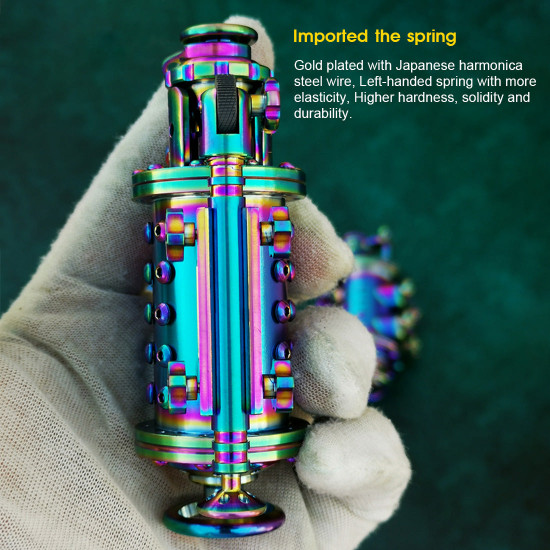 titanium alloy steampunk kerosene lighter colorful