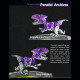 velociraptor dinosaur model kits build 3d metal puzzle toys for kids