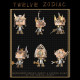 western zodiac 12 constellation steampunk patron saint full kits diy model assembly